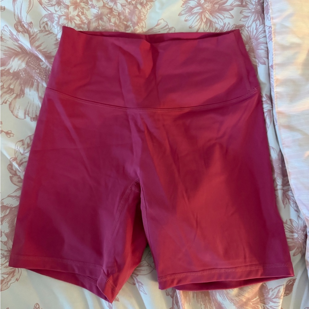 NWOT Sonic Pink Lululemon Align Shorts